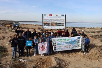 Programme de l'Association de recherche et d'étude sur la mémoire de Sousse AREMS d'Activités Journée Mondiale des Zones Humides 2024 : Sortie de Terrain, Observation des Oiseaux sur les Miradors, Sensibilisation à la Préservation Naturelle, Entretien et Restauration, Reboisement de 100 Arbustes au