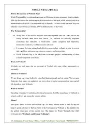 Since 2016 I am creating eco awareness one page document for important environmental days in a year. This information includes, history background of the day, why we choose this day, importance of the day, threats, data, theme of the day and host country. I will share this WhatsApp members world.