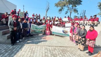 Celebration of World Wetland Day 2024 at Government Sen. Sec. School (Dhaliwal Bet) Kapurthala, PUNJAB, INDIA On 02-02-2024 By Wildlife Division Phillaur, Department of Forests and Wildlife Preservation, Government of Punjab.