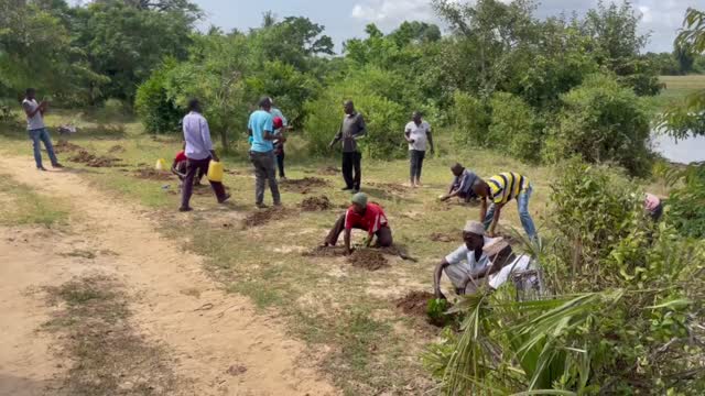 Celebrating by planting indeginous tree, to preserve the Mother Nature of our aquatic tress