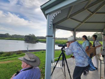 The beautiful Central Coast Wetlands, Tacoma, NSW, where we celebrate World Wetlands Day by holding an annual Breakfast with the Birds.